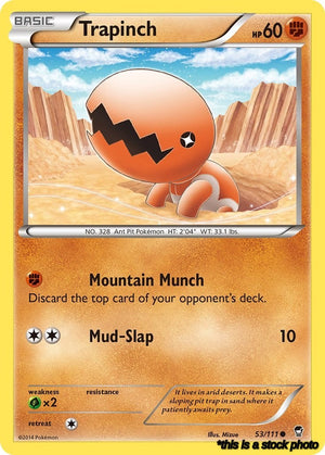 53/111 Trapinch Common Reverse Holofoil