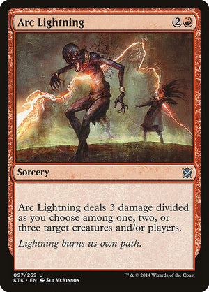 Arc Lightning [KTK/97] 2014 Magic: The Gathering