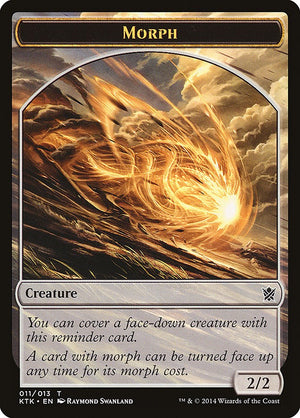 Morph Token [KTK/11] 2014 Magic: The Gathering