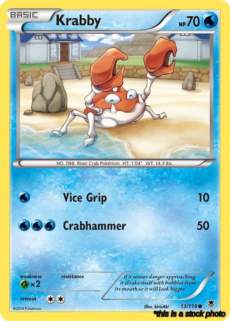 13/119 Krabby Common Normal