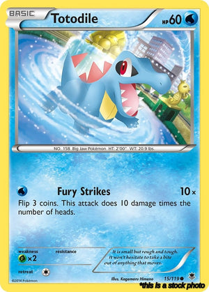 15/119 Totodile Common Normal