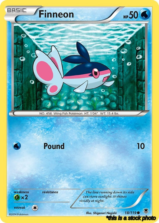 Normal Finneon [18/119 Lightly Played ]