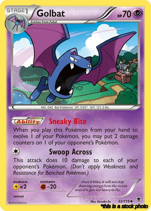 32/119 Golbat Uncommon Normal
