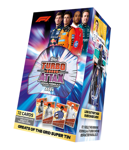 2026 Topps F1 Turbo Attax Super Tin - Greats of the Grid