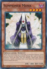 1st Edition Summoner Monk [SDHS-EN017 Near Mint] Common / Short Print