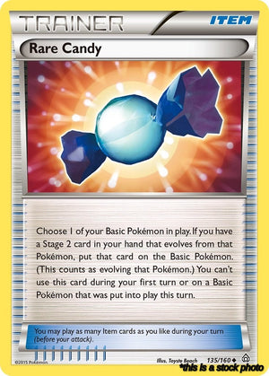 135/160 Rare Candy Uncommon Normal