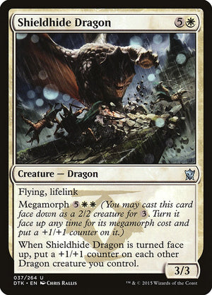 Shieldhide Dragon [DTK/37] 2015 Magic: The Gathering