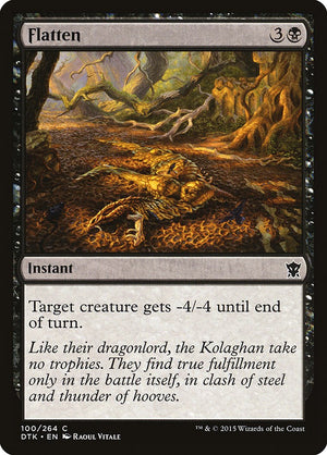 Flatten [DTK/100] 2015 Magic: The Gathering