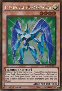 1st Edition Elemental HERO Prisma [PGL2-EN072 Lightly Played] Gold Rare