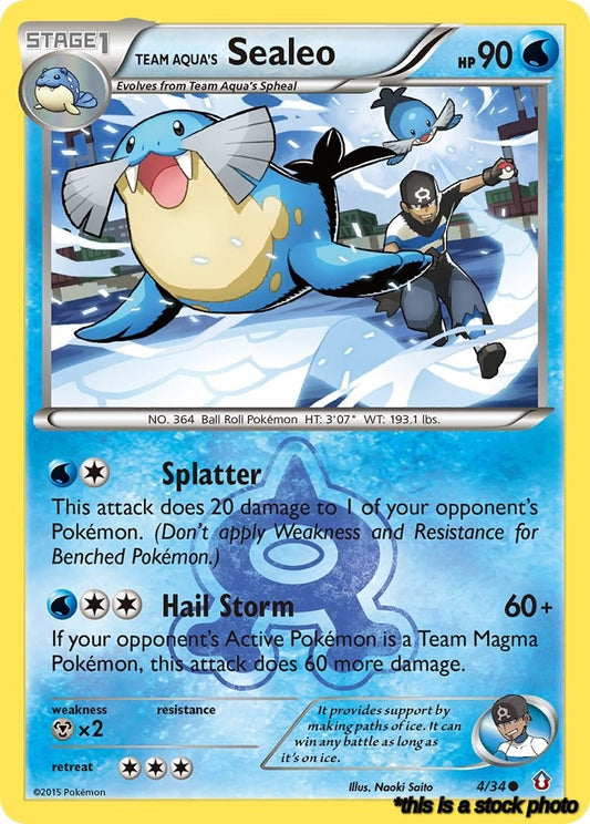 Common Team Aqua's Sealeo [4/34 Heavily Played ]