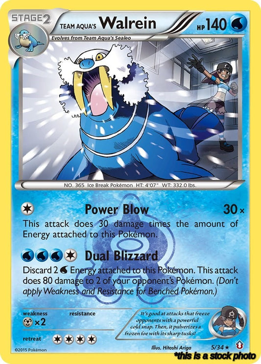 Team Aqua's Walrein