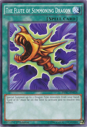 1st Edition The Flute of Summoning Dragon [DPBC-EN018 Moderately Played] Common / Short Print