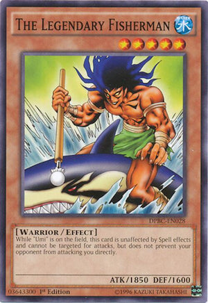 1st Edition The Legendary Fisherman [DPBC-EN028 Moderately Played] Common / Short Print