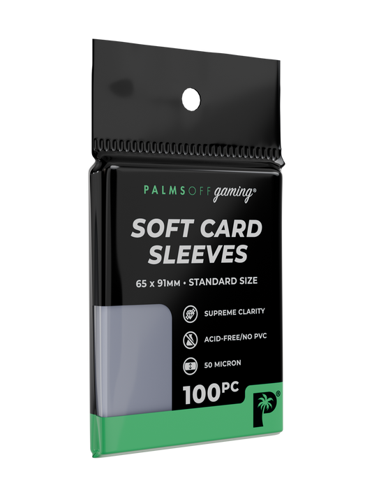 Palms Off Gaming | Soft Card Sleeves - Standard Size - 100pc