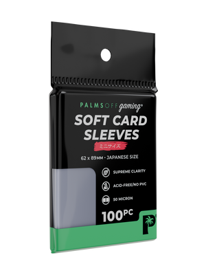 Palms Off Gaming | Soft Card Sleeves - Japanese Mini Size - 100pc