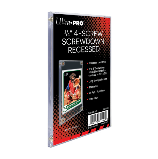 Ultra Pro | 1/4 4-Screw Screwdown Recessed Holder