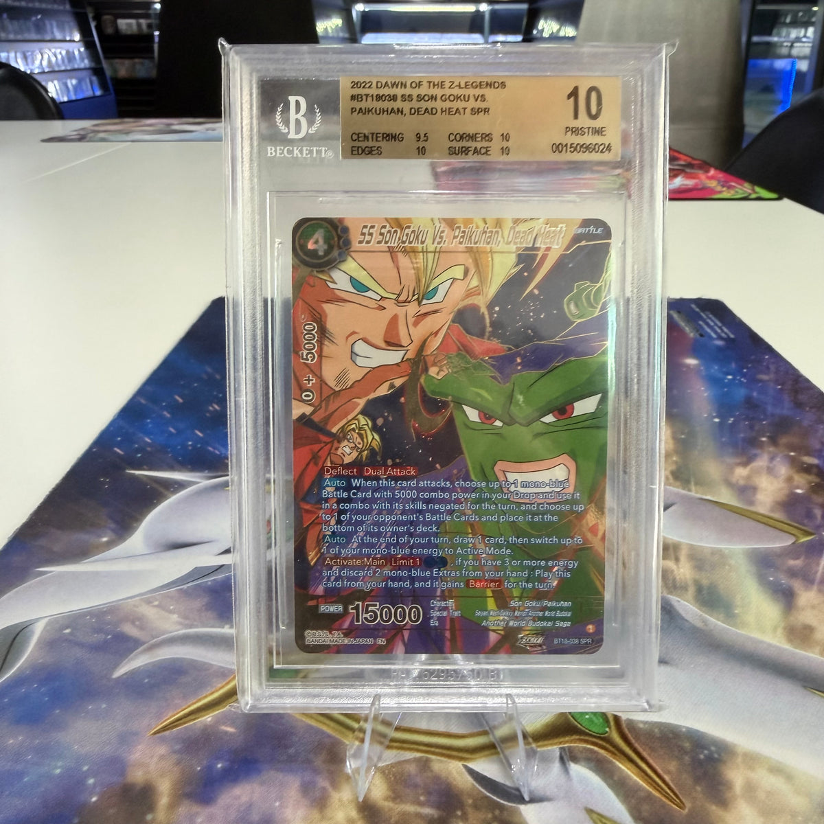 SS Son Goku vs. Paikuhan, Dead Heat (SPR) - BT18-038 Dawn of the Z-Legends