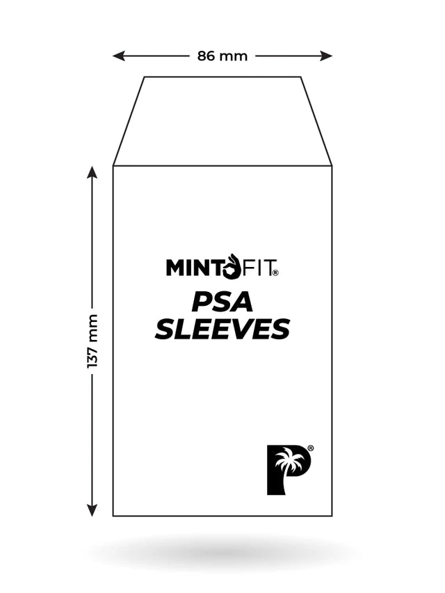 MintFit PSA Graded Card Sleeves | Regular 100pc