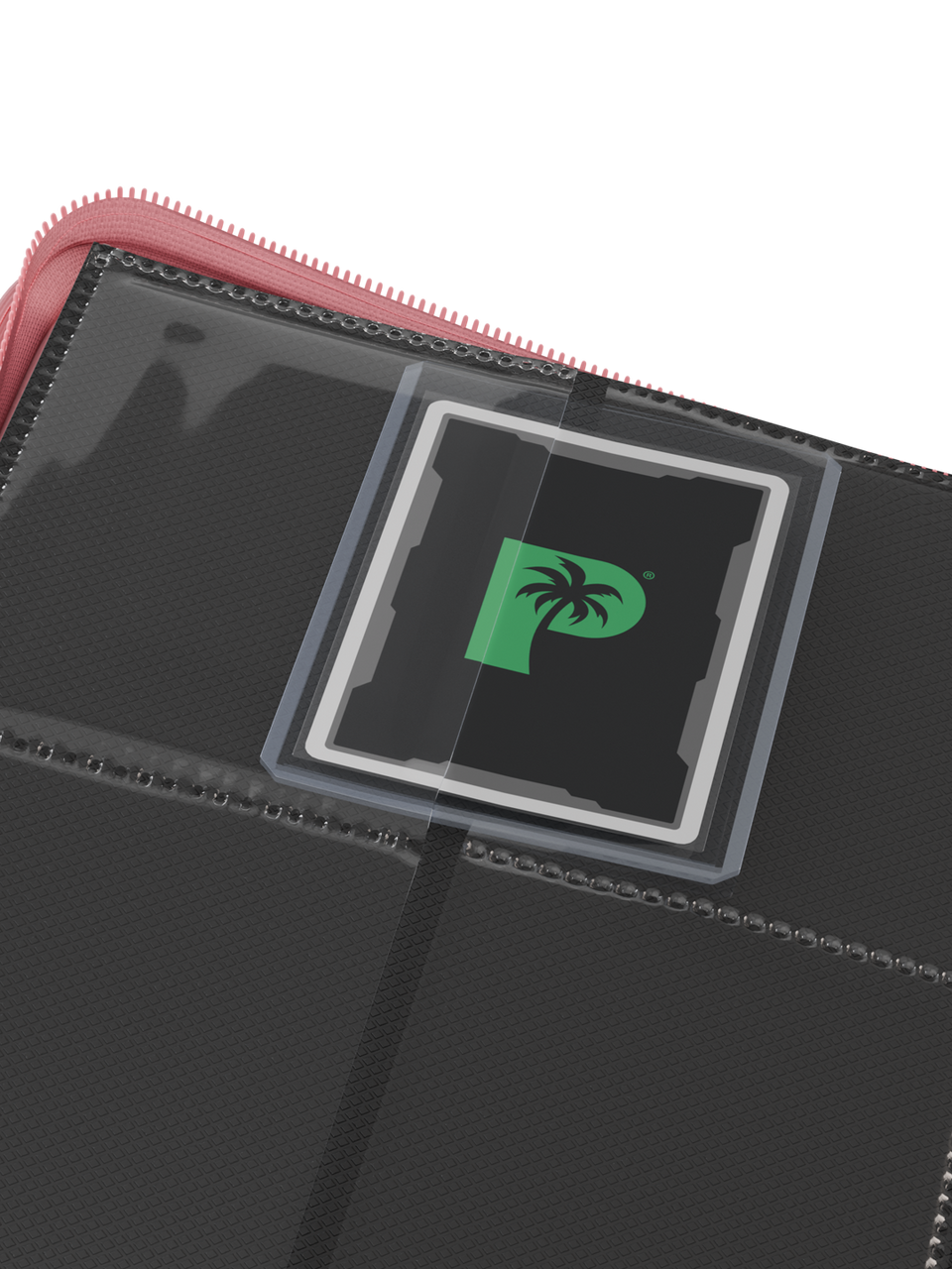 Palms Off Gaming | Collector's Series Top Loader Zip Binder - 4 Pocket - Pink