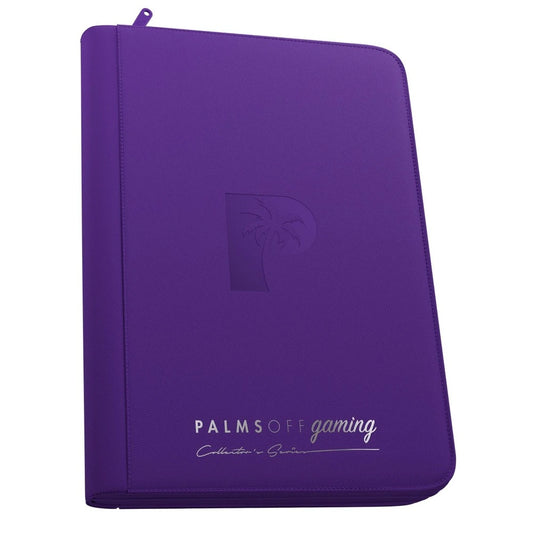 Palms Off Gaming | Collector's Series 9 Pocket Zip Binder - Purple