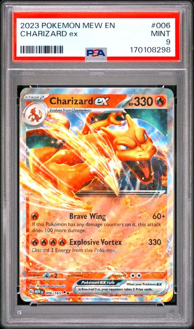 Charizard ex #006 PSA 9 - Scarlet & Violet 151