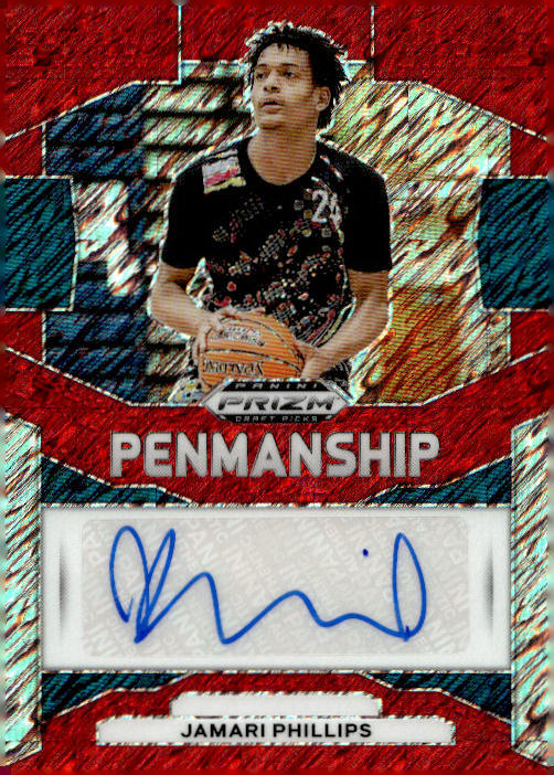 Jamari Phillips 2024 Panini Prizm Draft Picks Penmanship Autograph #P-JMP /11
