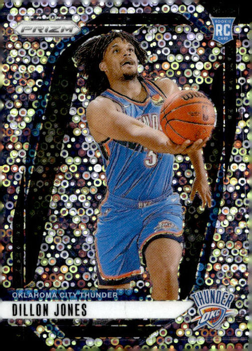 Dillon Jones 2024-25 Panini Prizm Basketball #240 RC - Oklahoma City Thunder