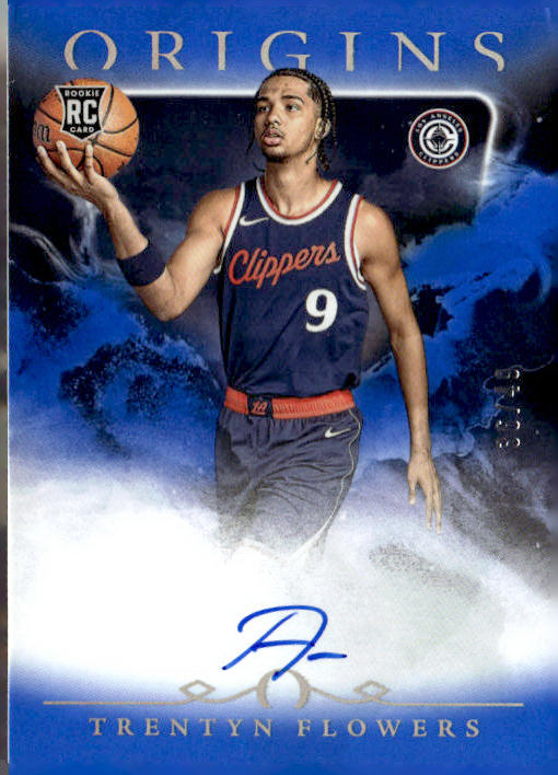 Trentyn Flowers - 2024-25 Panini Origins Rookie Autograph RA-TFC