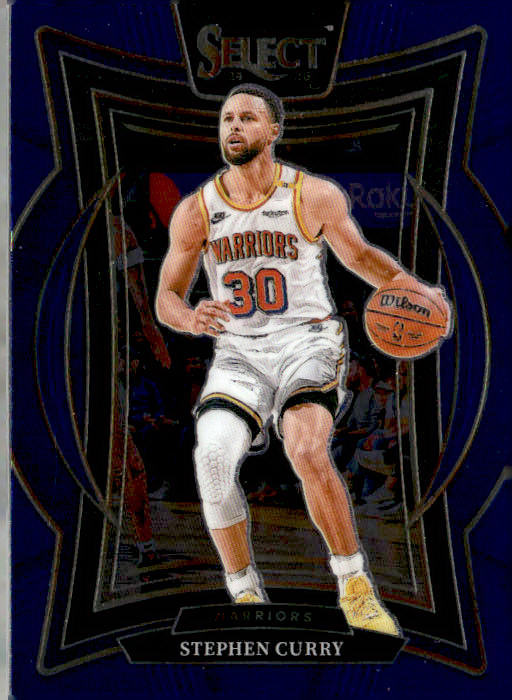 Stephen Curry - 2024-25 Panini Select Concourse Blue Prizm No. 7