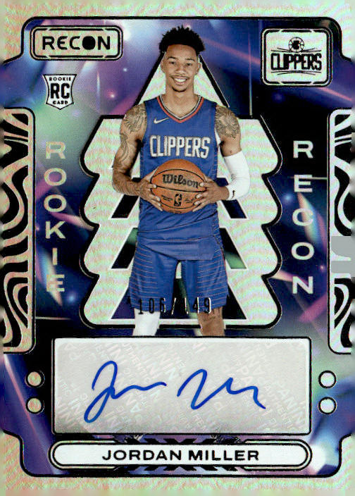 Jordan Miller - 2023-24 Panini Recon Rookie Recon Signatures RRS-MIL /149