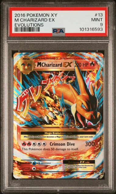 M Charizard EX #13/108 - XY Evolutions PSA 9