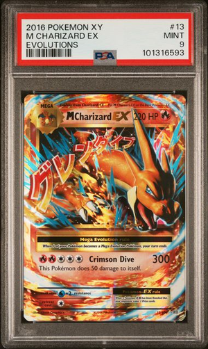 M Charizard EX #13/108 - XY Evolutions PSA 9