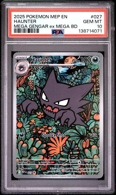 Haunter - MEP-EN 027 (PSA 10 GEM MT) [Mega Gengar ex Mega BD]