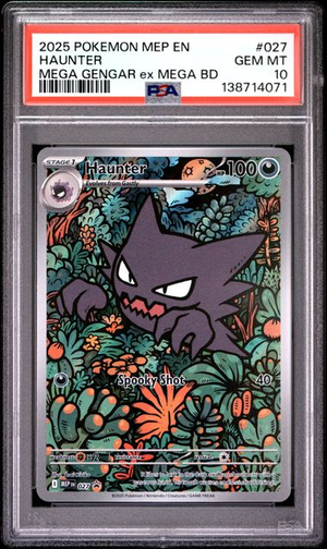 Haunter - MEP-EN 027 (PSA 10 GEM MT) [Mega Gengar ex Mega BD]