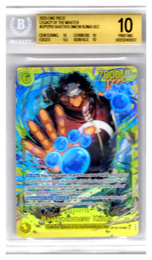 Bartholomew Kuma SEC OP12-119 BGS 10 Pristine - Back