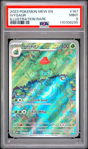 Ivysaur (Illustration Rare) #167 PSA 9 - Scarlet & Violet 151
