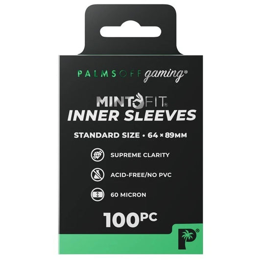 Palms Off Gaming | MintFit Inner Sleeves - Standard Size - 100pc