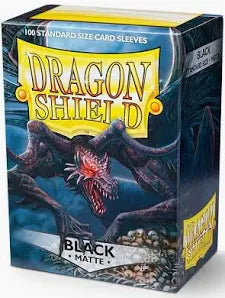 Dragon Shield: Sleeves – Matte – Black