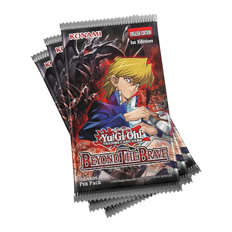 Yu-Gi-Oh! Beyond the Brave 3-Booster Tuck Box back